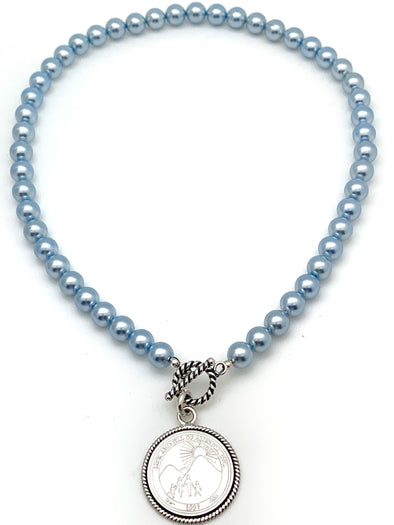 Jack and Jill Blue Necklace