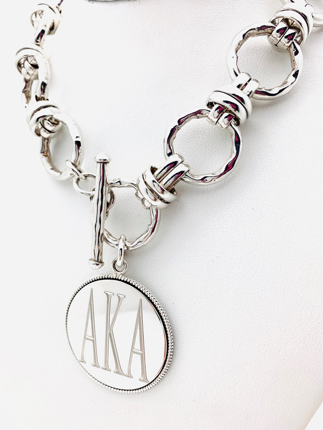 AKA Hammered Knot Necklace