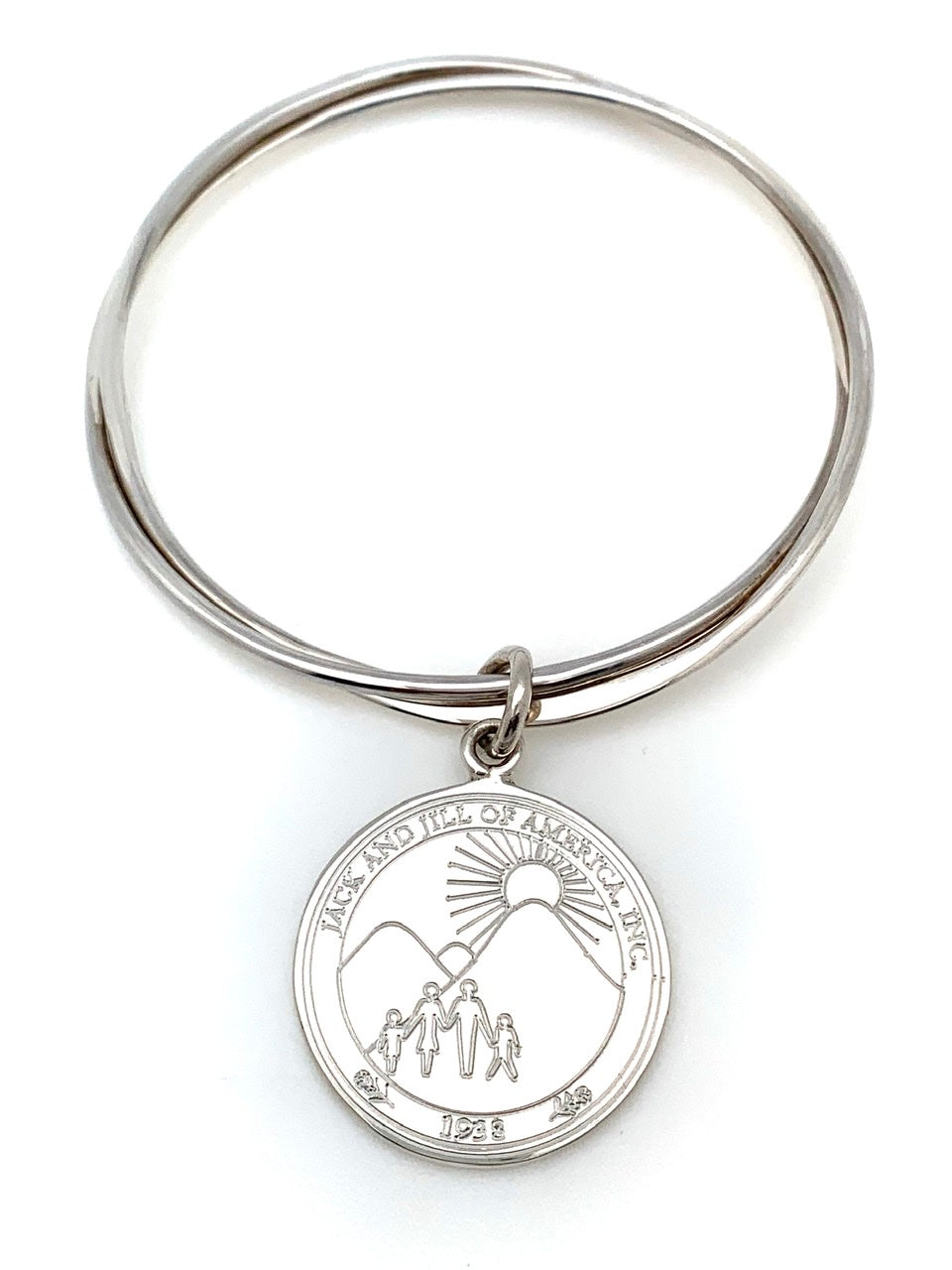 Jack and Jill Logo Intertwine Bangle