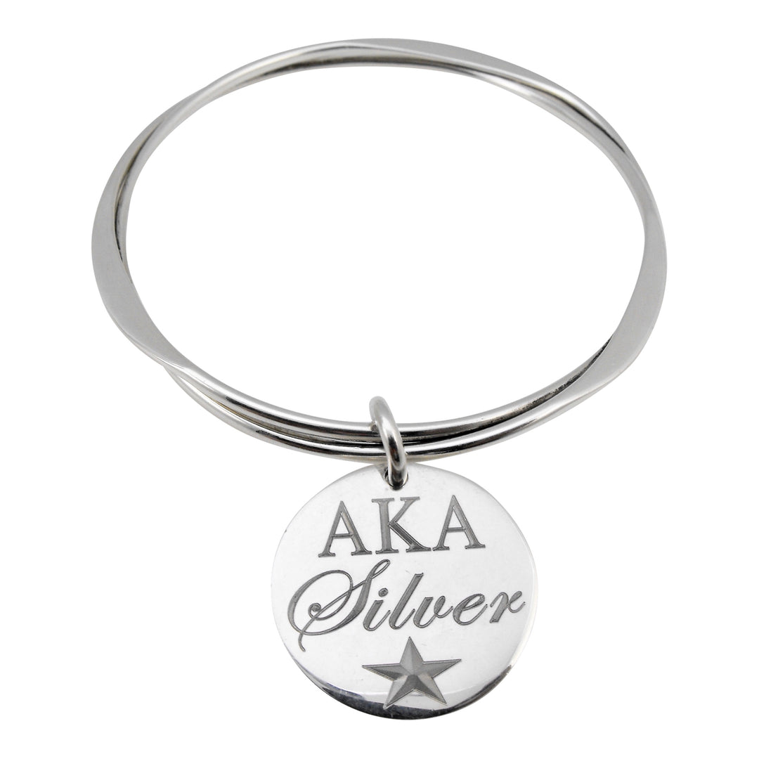 AKA Silver Star Intertwine Bangle
