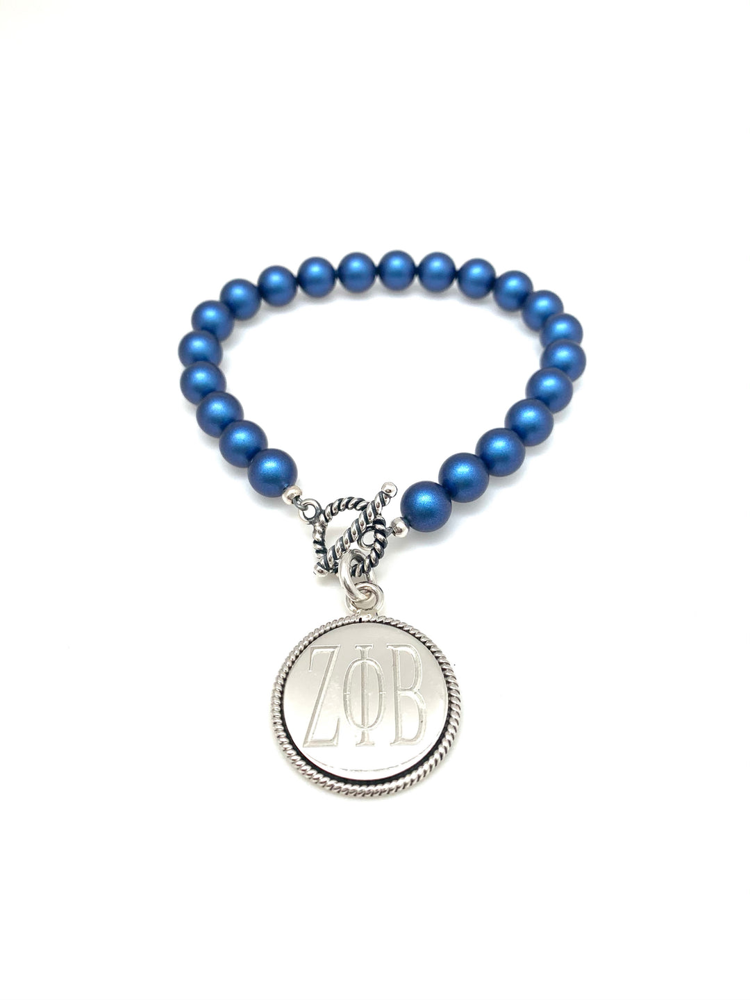 Zeta Phi Beta Braided Bracelet