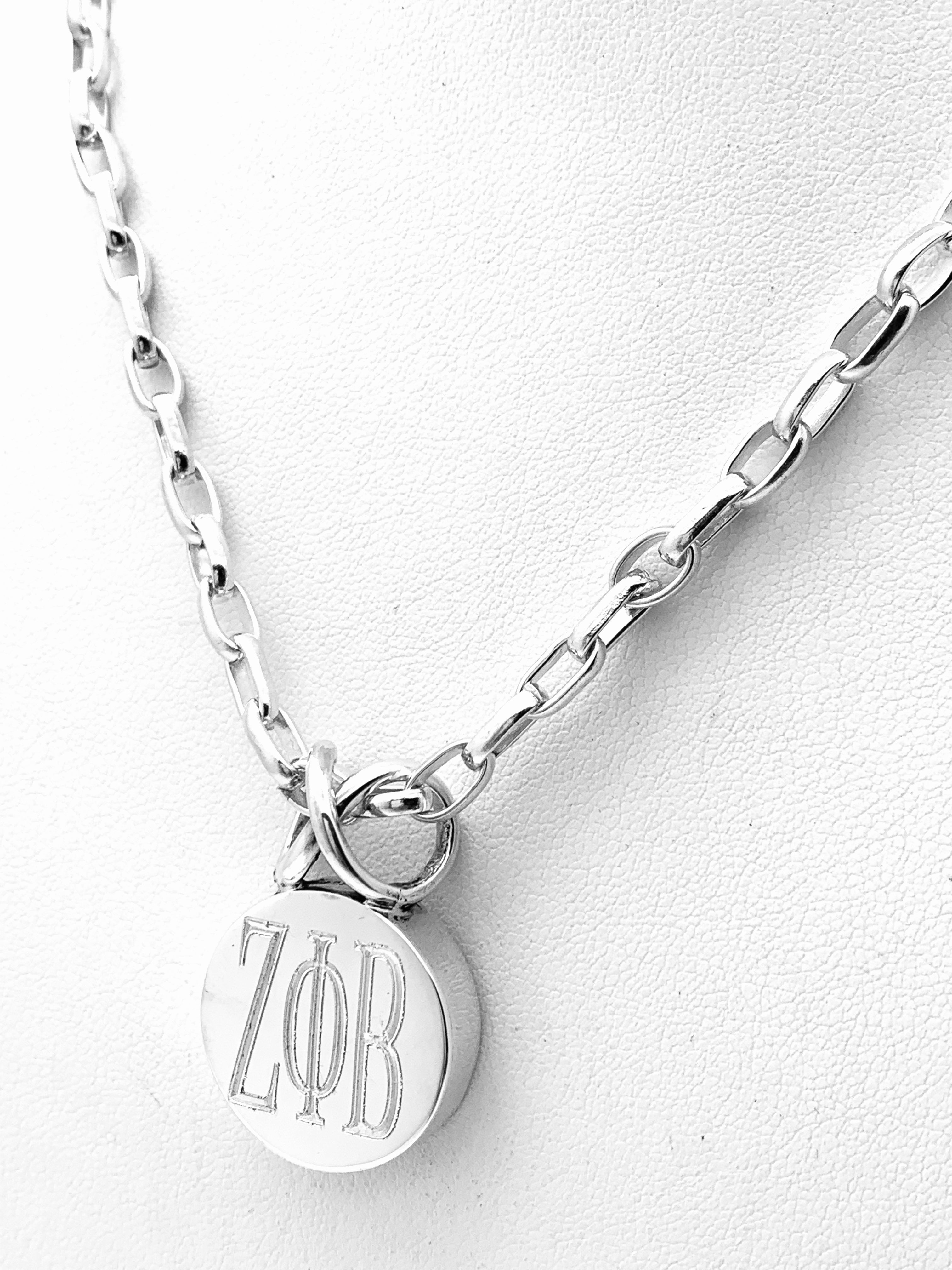 ZPB Round Infinity Necklace