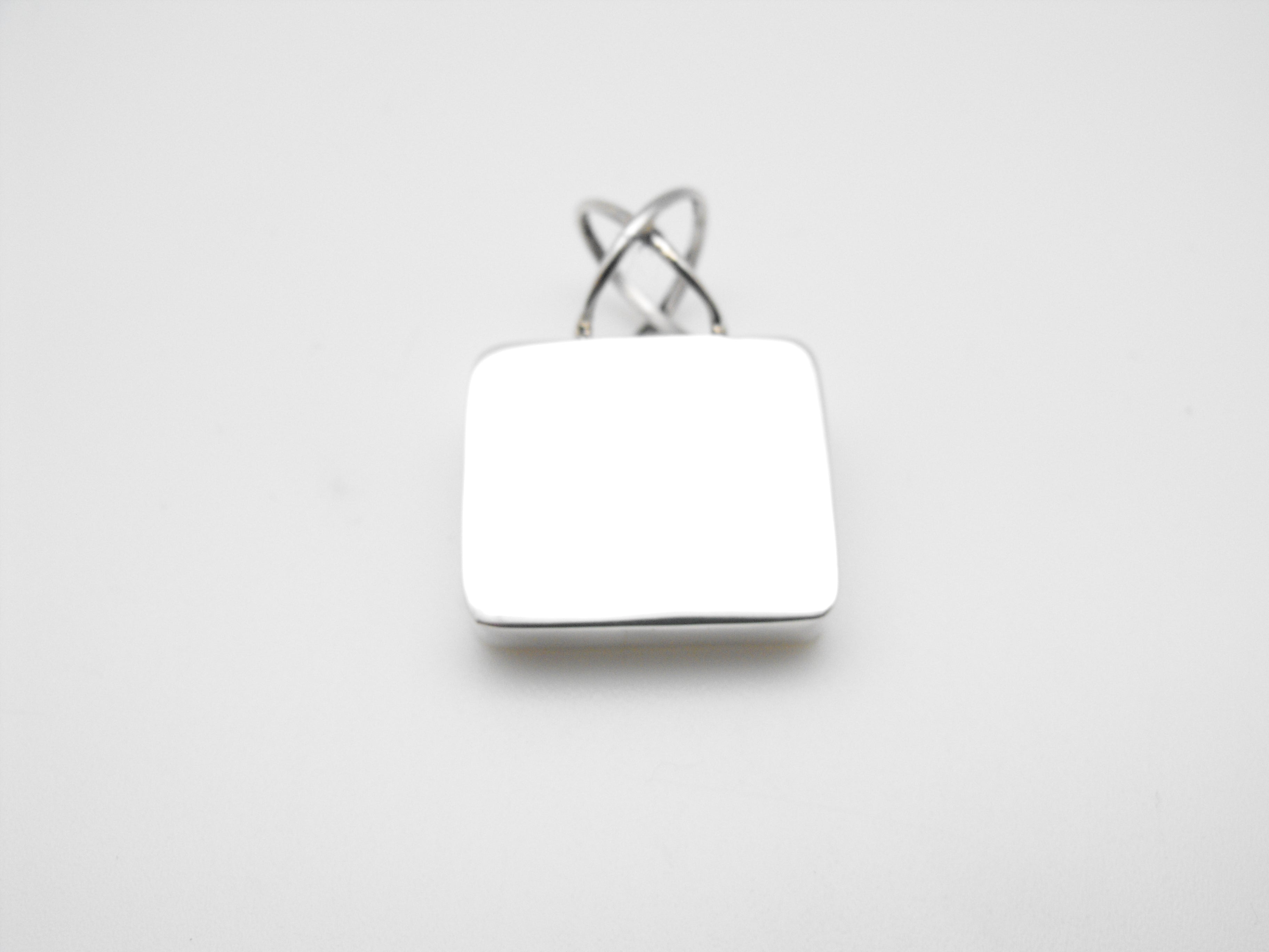 Infinity Square Pendant