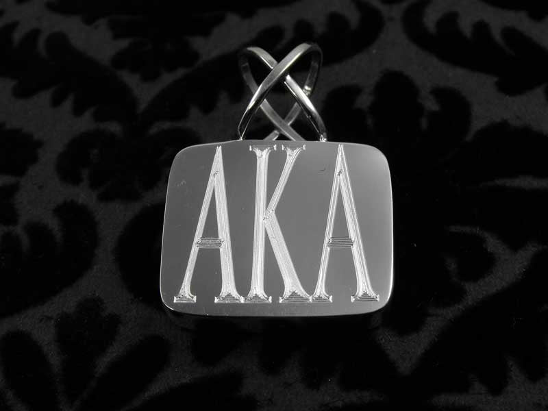 AKA Pendant - Alpha Kappa Alpha - The Sterling Link