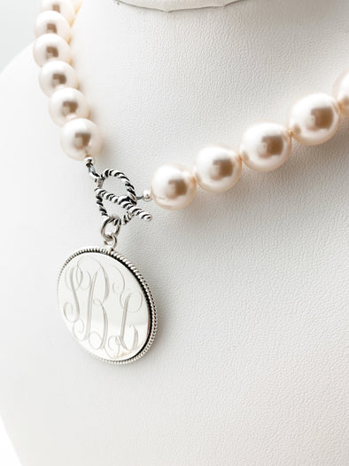 Monogram Braided Necklace