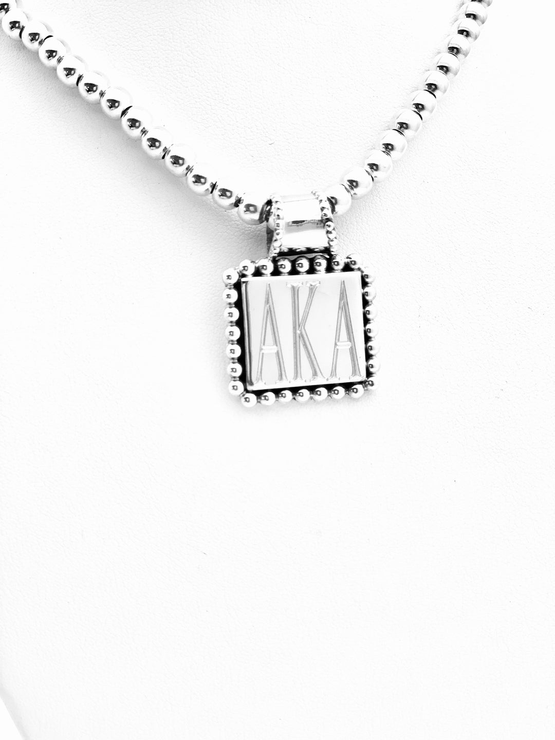 AKA Beaded Pendant Neckace