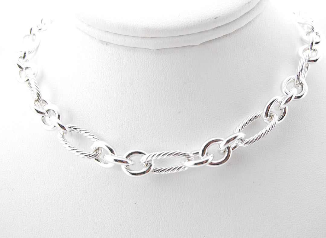 Cable Link Necklace