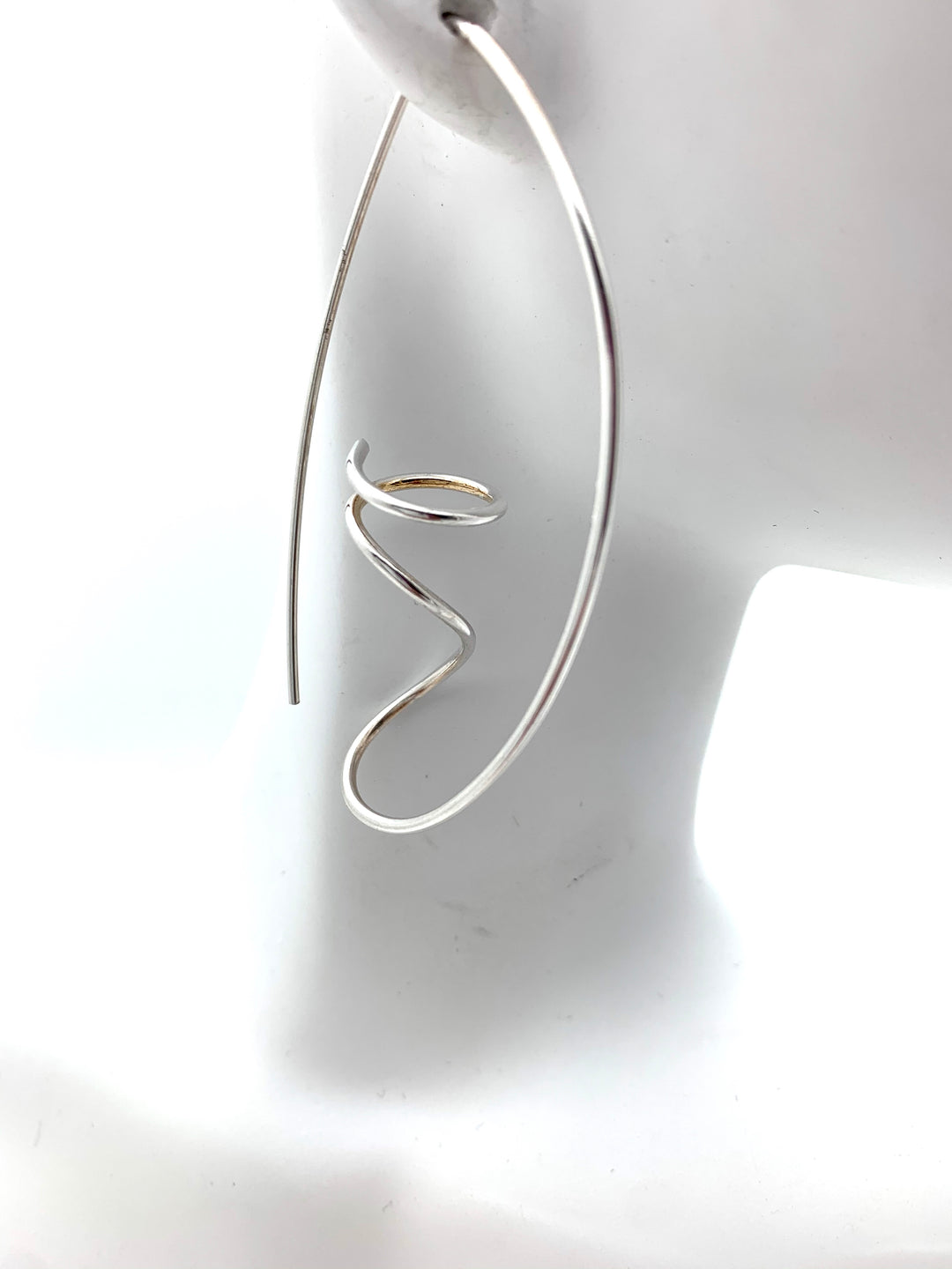 GF Freshwater Pearl Swirl Earrings