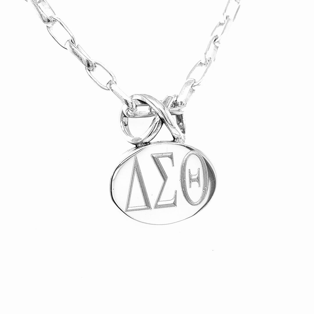 DST Oval Pendant Necklace