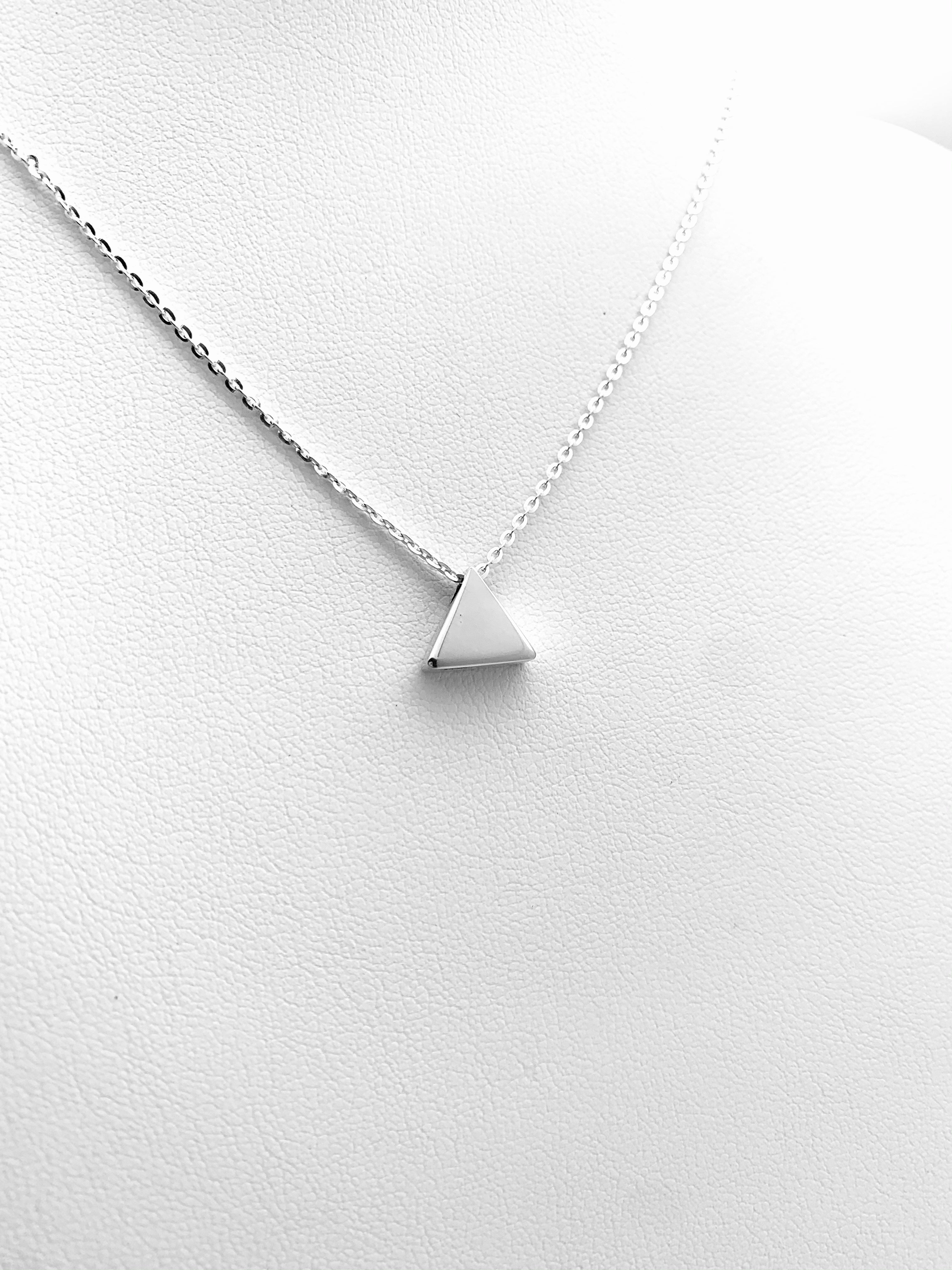 Tiny Pyramid Necklace