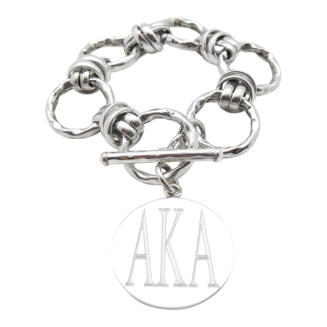 AKA Hammered Knot Bracelet