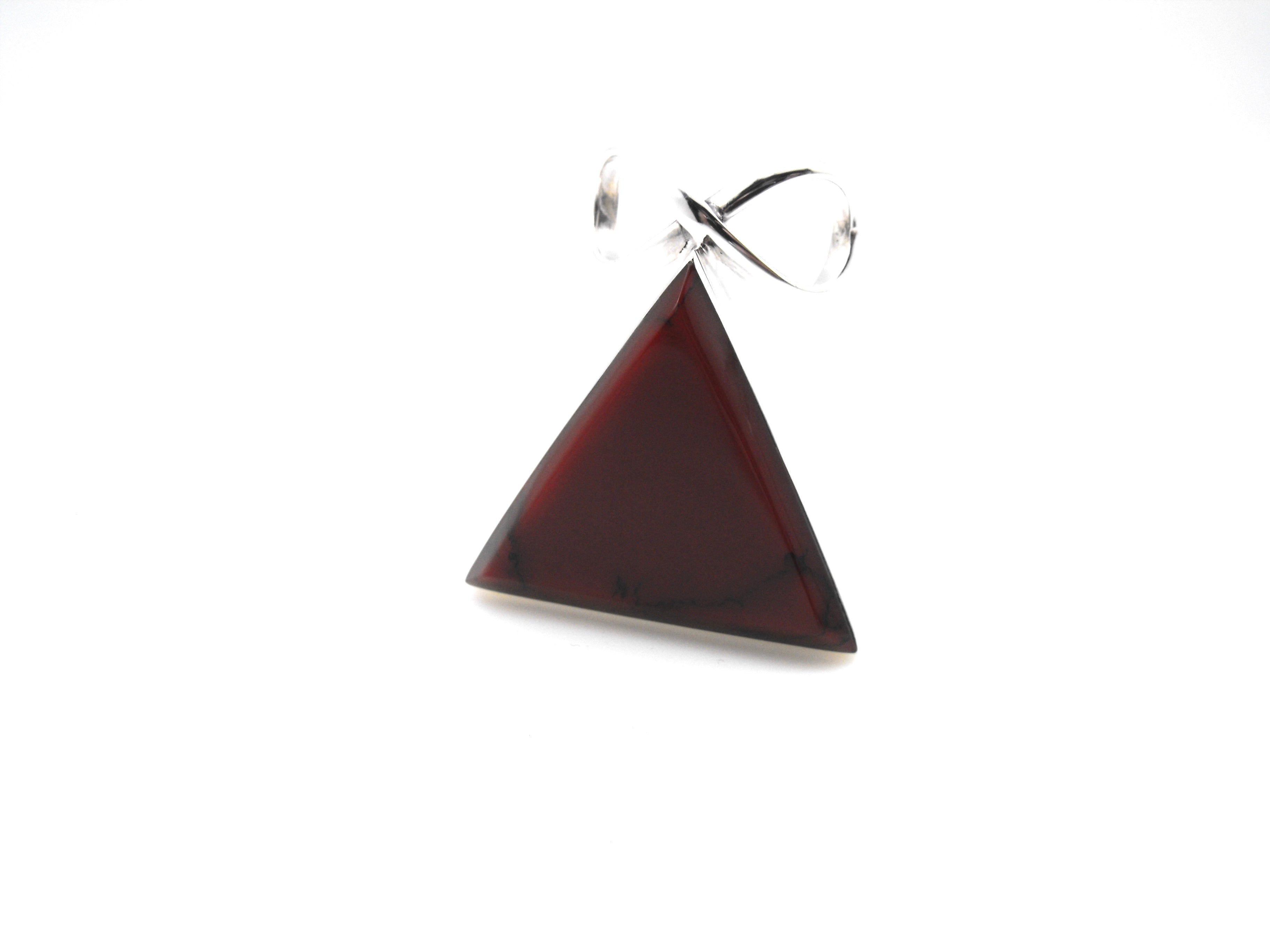 Red Pyramid Pendant - Large