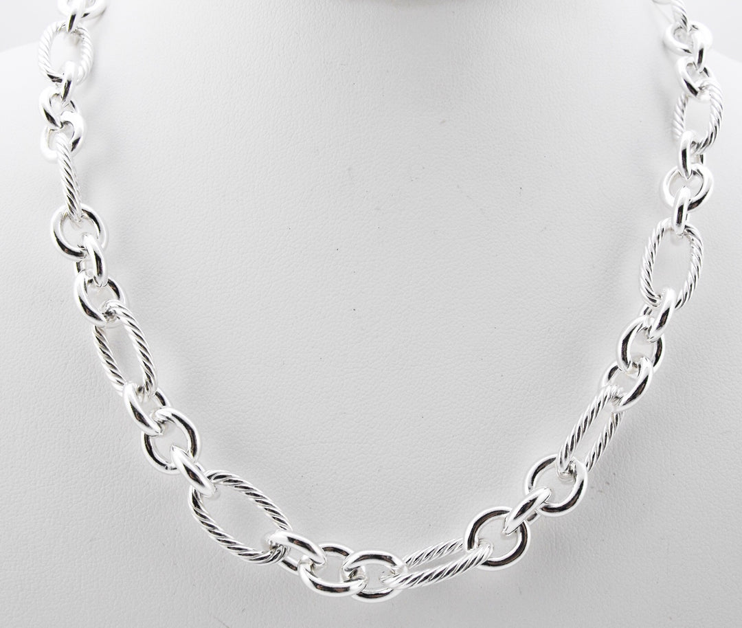 Cable Link Necklace