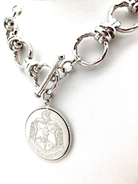 DST Hammered Knot Necklace