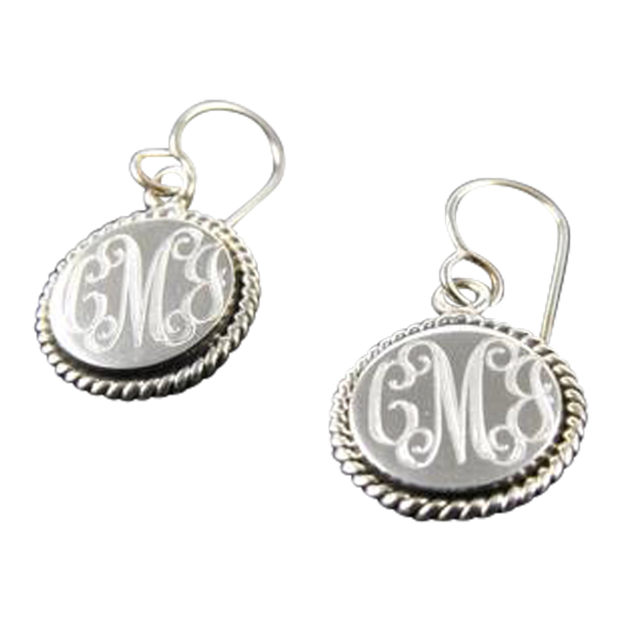 Monogram Braided Earrings