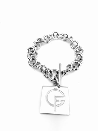 GF Single Link Bracelet - Square