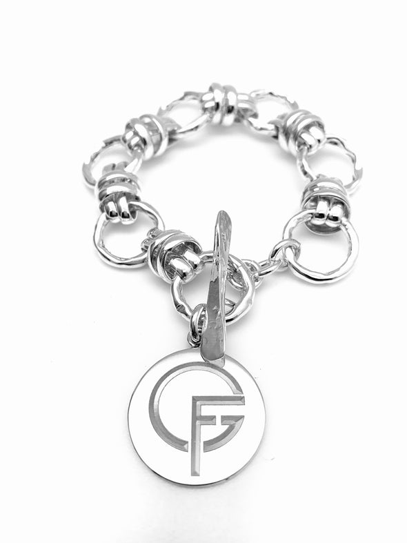 GF Hammered Knot Bracelet - Small