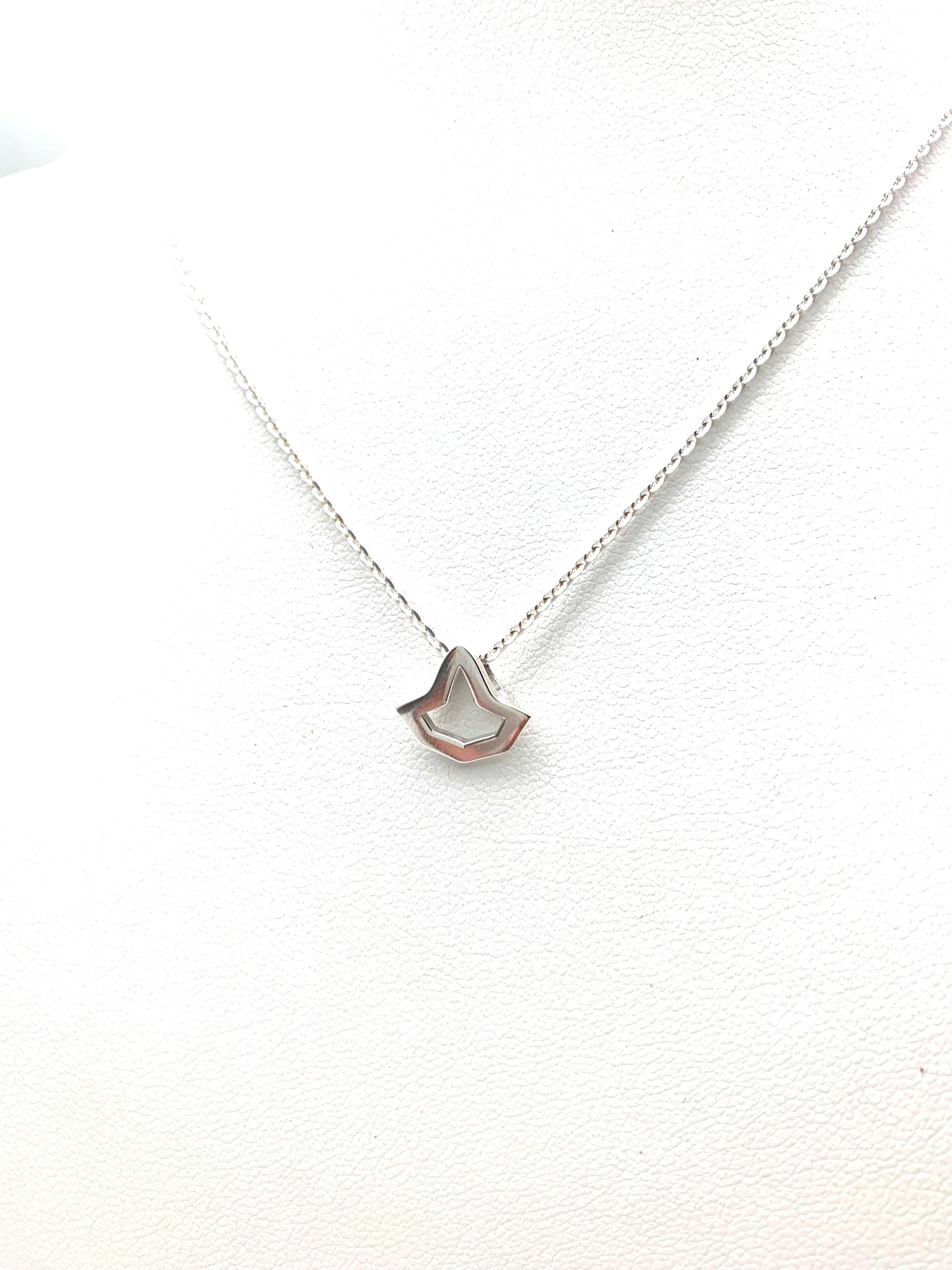 Open Ivy Leaf NecklaceLarge The Sterling Link