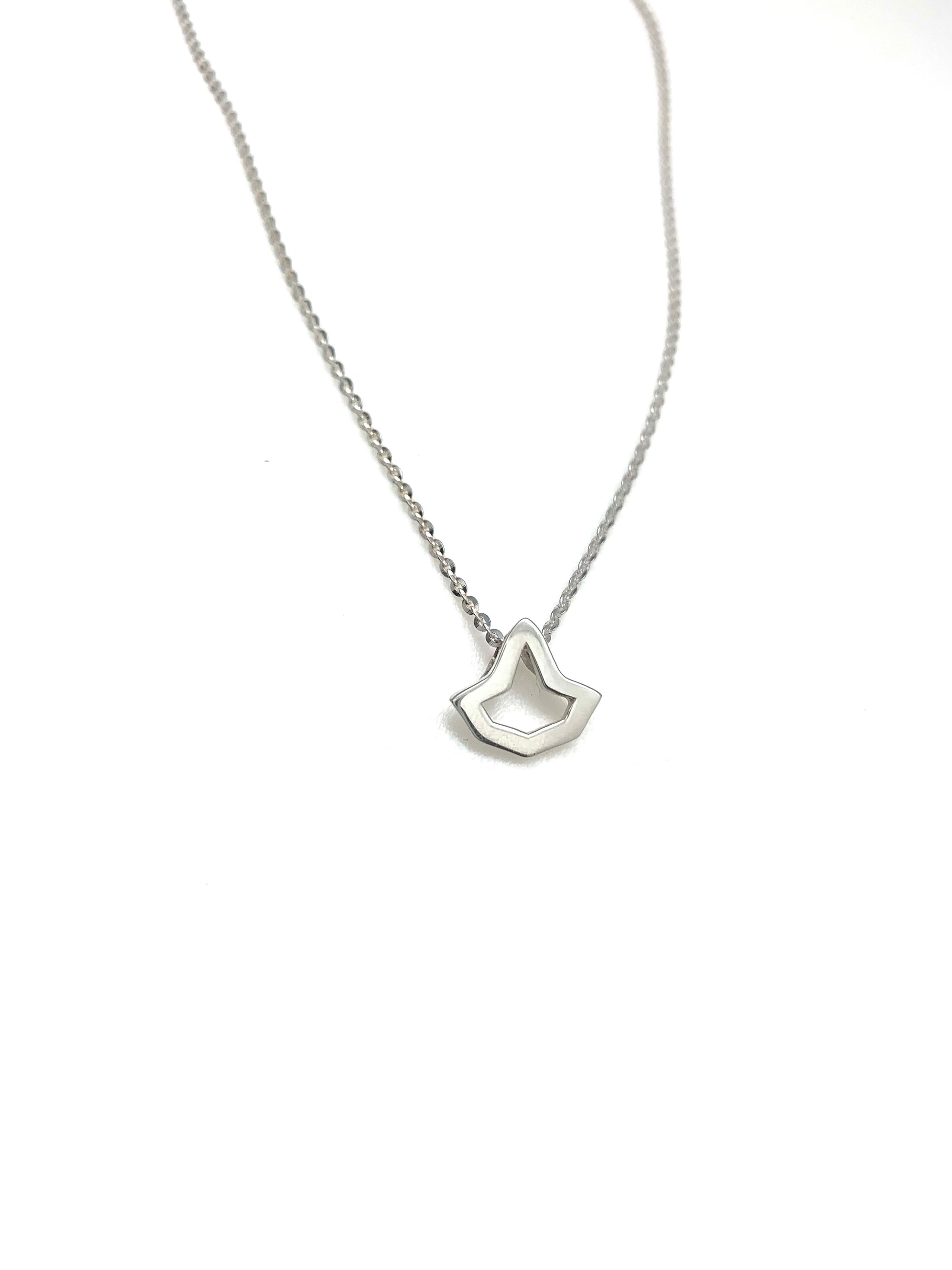 Open Ivy Leaf NecklaceLarge The Sterling Link