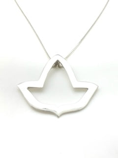 Open Ivy Leaf Necklace-Large