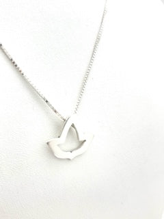 Open Ivy Leaf Necklace - Small